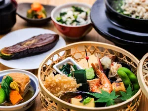 駿河湾の幸を用いた静岡懐石の一皿
